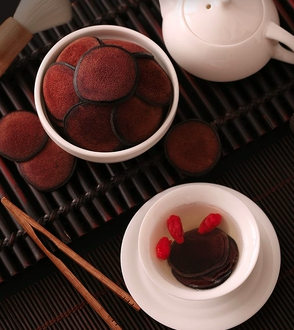 鹿茸 滋补 正品梅花鹿鹿茸片礼盒装红粉片血片鹿角片图2